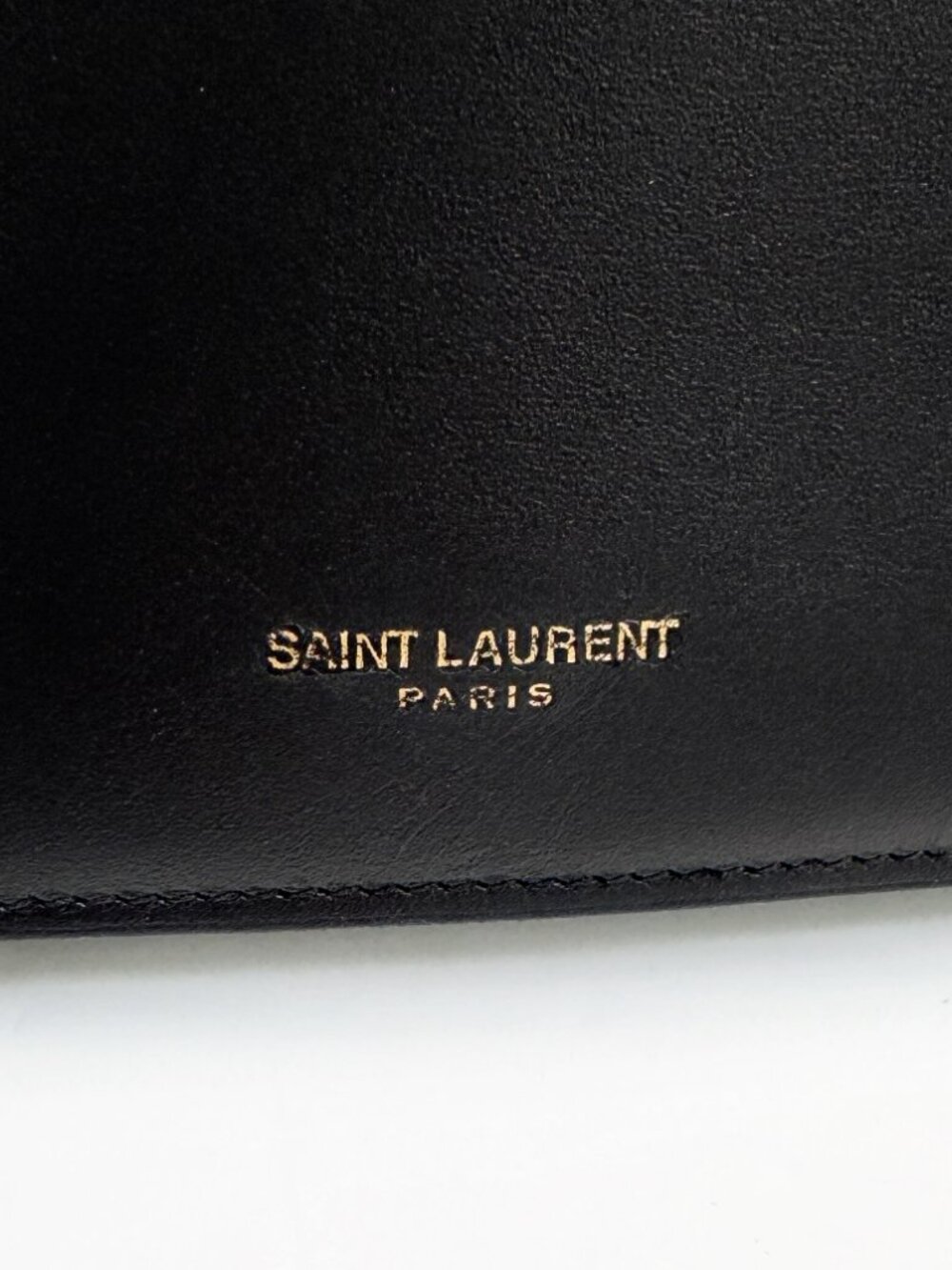 Saint Laurent YSL Black Leather Mini Flap Crossbody Shoulder Bag - Picture 9 of 12